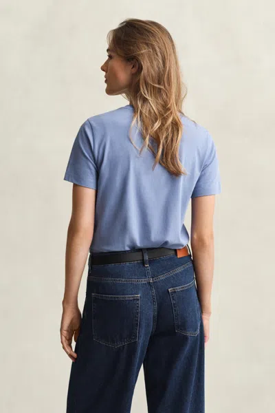 Gant Shield T-shirt In Blue