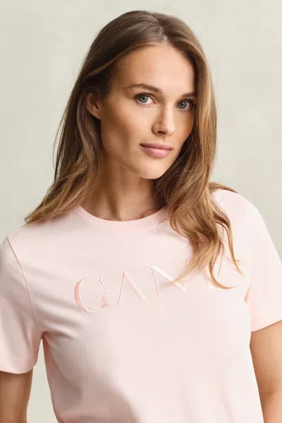 Gant Tonal Graphic T-shirt In Multi