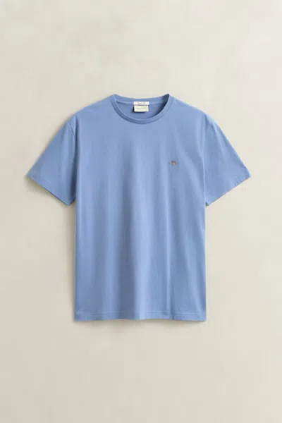 Gant Regular Fit Shield T-shirt In Blue