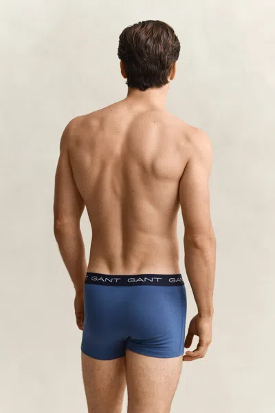 Gant 3-pack Boxer Briefs In Blue