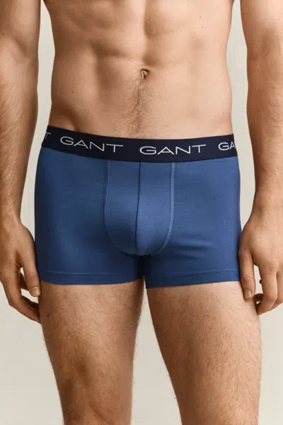 Gant 3-pack Boxer Briefs In Blue
