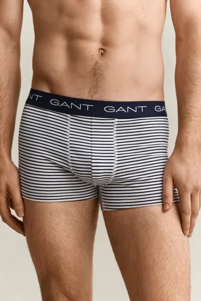 Gant 3-pack Striped Trunks In Multi