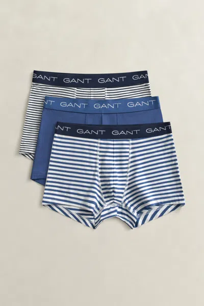 Gant 3-pack Striped Trunks In Multi