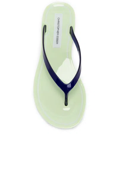 Christopher Esber Jo Pvc Flip Flops In Multi