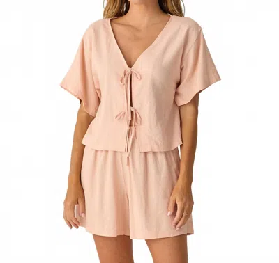 Rylee + Cru Juniper Set In Blush In Multi