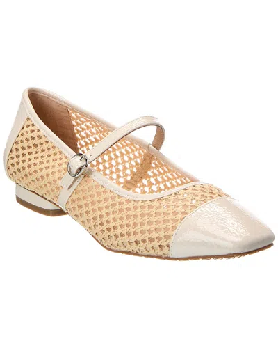 Donald Pliner Ditzy Mary Jane Ballet Flat In White