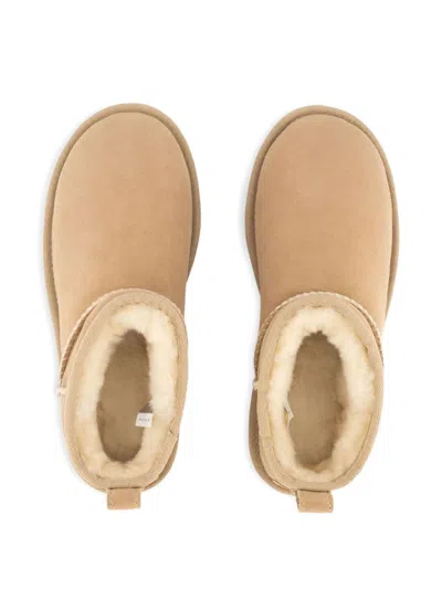 Ugg Classic Ultra Mini Suede Boots For Woman In Neutral