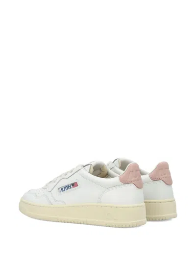 Autry Medalist Aulw Ll26 Sneakers Woman Whire And Pink In White