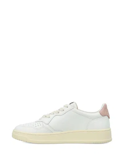 Autry Medalist Aulw Ll26 Sneakers Woman Whire And Pink In White