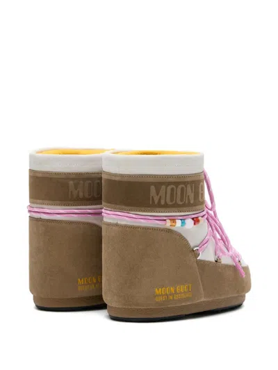 Moon Boot Icon Low Suede Deads Woman Honey In Brown