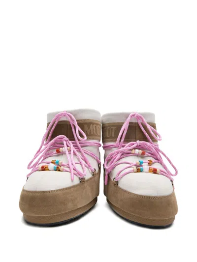 Moon Boot Icon Low Suede Deads Woman Honey In Brown