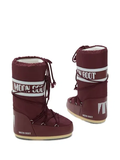 Moon Boot Icon High-top Snow Boots In Nylon In Multi