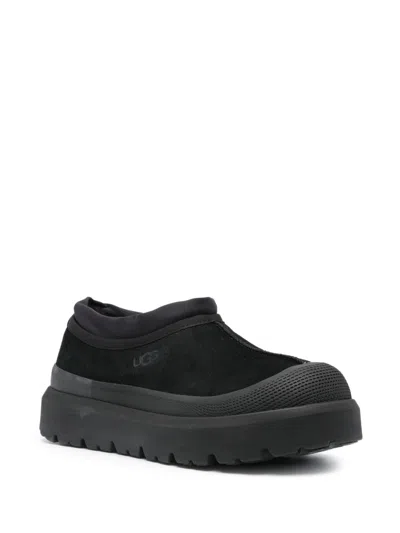 Ugg Tasman Weather Hybrid Drawstring Platform Boots In Black