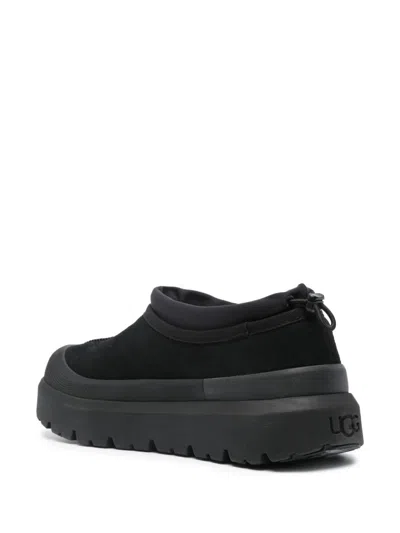 Ugg Tasman Weather Hybrid Drawstring Platform Boots In Black