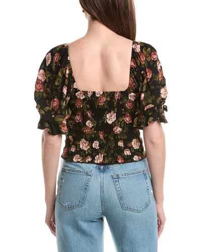 Saltwater Luxe Elbow Sleeve Blouse In Multi