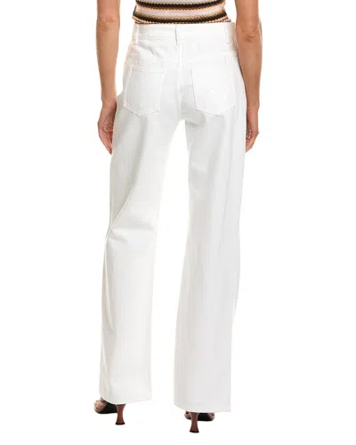 M Missoni Solid Straight Jean In White