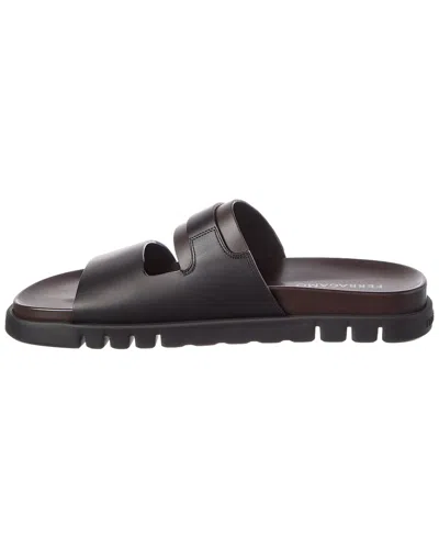 Ferragamo Leather Slide In Multi