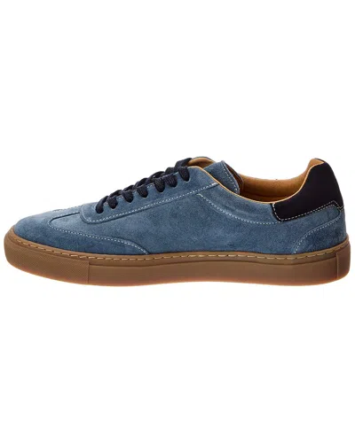 Bruno Magli Ryan Suede Sneaker In Blue