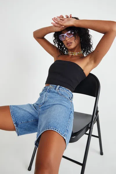 Abrand Carrie Short Georgia In Blue