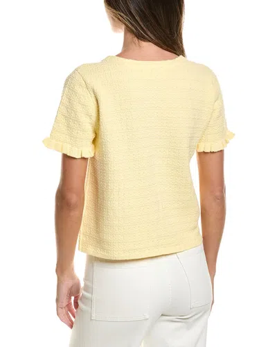 Cece Sweater Jacket In Yellow