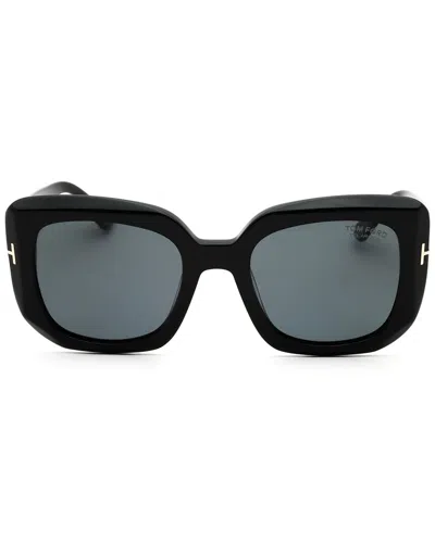 Tom Ford Ft1220 Square Acetate Sunglasses In Neutral