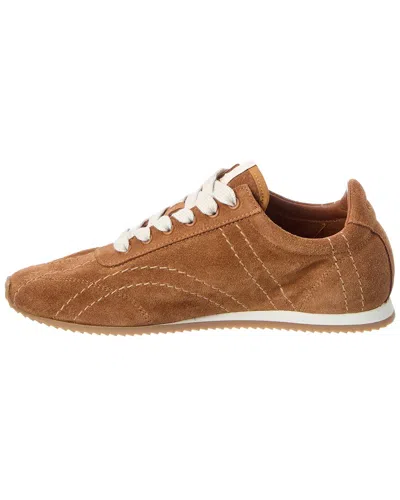 Totême Flex Suede Sneakers Copper In Black