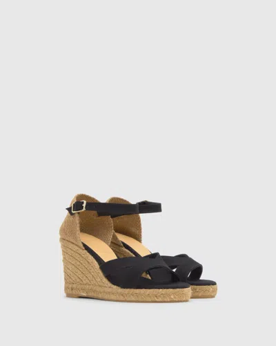 Castaã±er Buckle-strap Espadrilles In Black