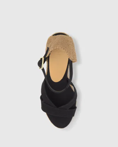 Castaã±er Buckle-strap Espadrilles In Black