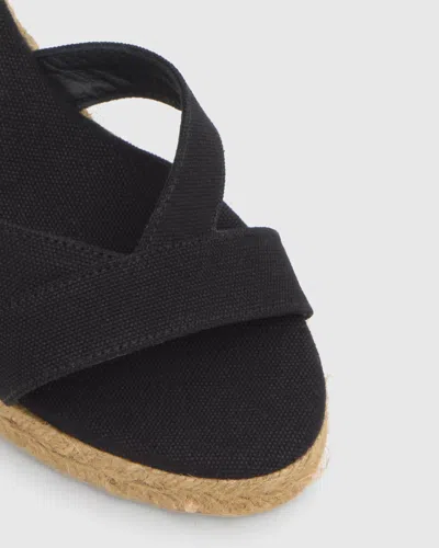 Castaã±er Buckle-strap Espadrilles In Black