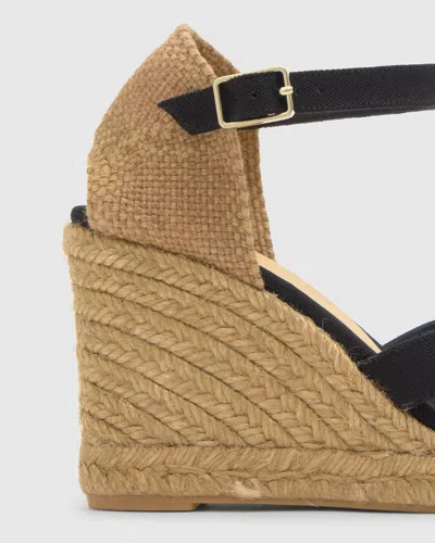 Castaã±er Buckle-strap Espadrilles In Black