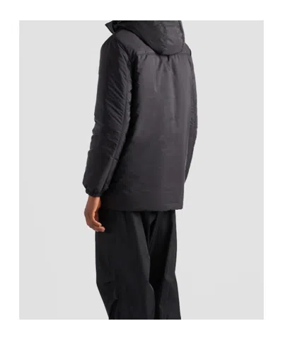 Prada Medium-weight Re-nylon Down Jacket In Black