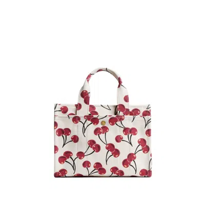 Coach Cargo 26 Double Handle Shoulder Bag In White
