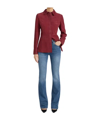 Frame The Icon Flared Jeans In Blue