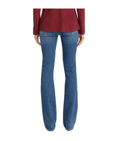 Frame The Icon Flared Jeans In Blue
