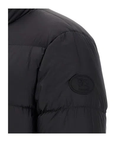 Burberry Quilted Jacket With Distinctive Plaid Pattern In Neutral