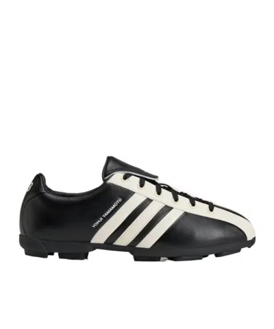 Y-3 Logo-print Panelled Sneakers In Black