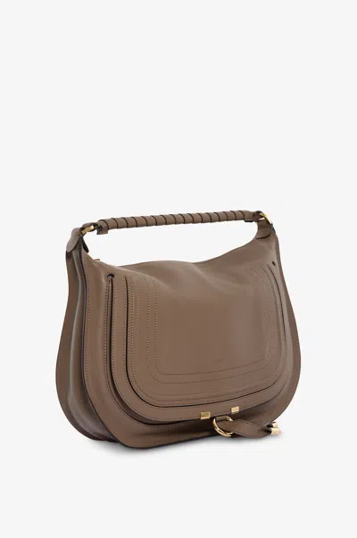 Chloé Marcie Medium Shoulder Bag In Brown