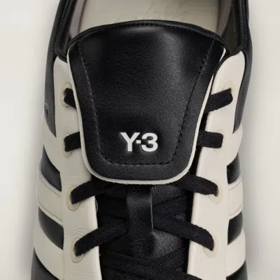 Y-3 Logo-print Panelled Sneakers In Black