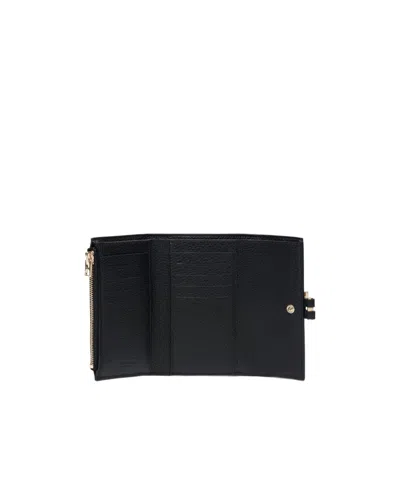 Tom Ford Grain Leather Kara Compact Wallet In Black