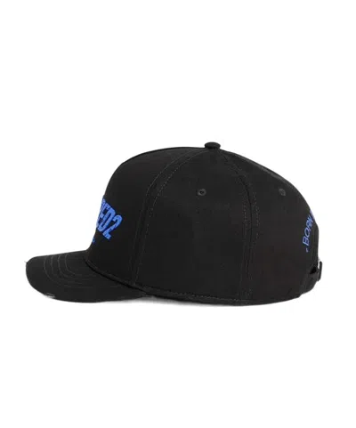 Dsquared2 Logo Baseball Cap In Metallic
