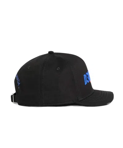 Dsquared2 Logo Baseball Cap In Metallic