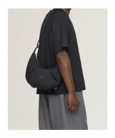 Y-3 Crescent Bag In Black