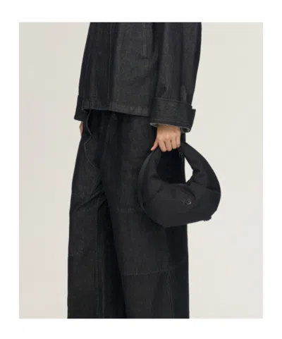 Y-3 Crescent Bag In Black