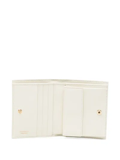 Ferragamo Gancini Leather Compact Wallet In Multi