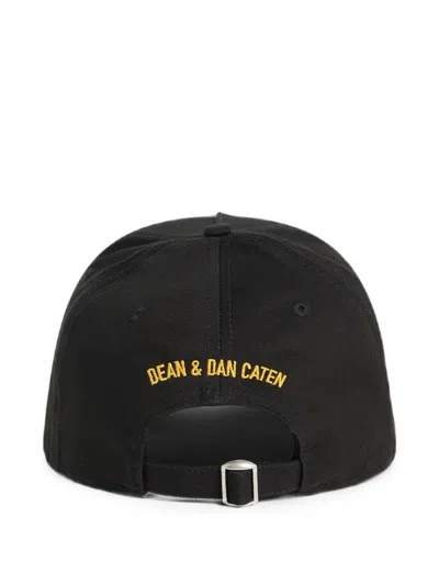 Dsquared2 D2 Baseball Cap In Black
