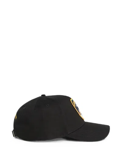 Dsquared2 D2 Baseball Cap In Black