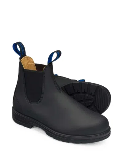 Blundstone Elasticated Leather Boots In Black