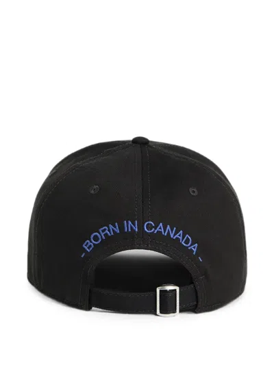 Dsquared2 Logo Baseball Cap In Black