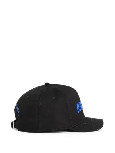 Dsquared2 Logo Baseball Cap In Black