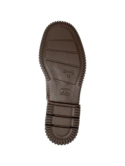 Camper Pix Leather Ankle Boot In Brown